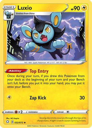 Luxio 32/72 - Shining Fates - Poke-Collect