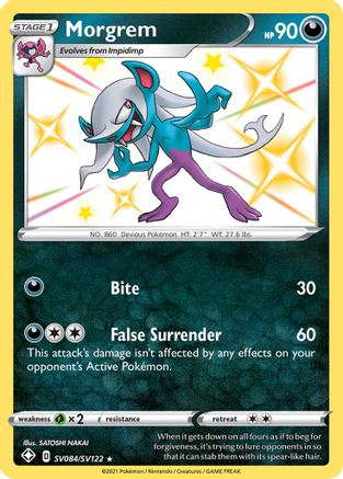Morgrem SV084/122 - Shiny Vault Holofoil - Poke-Collect