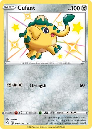 Cufant SV090/122 - Shining Fates Shiny Vault Holofoil - Poke-Collect
