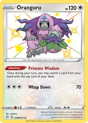 Oranguru SV098/122 - Shiny Vault Holofoil - Poke-Collect