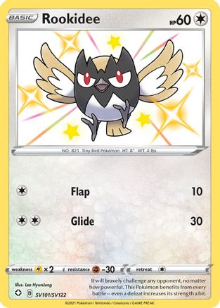 Rookidee SV101/122 - Shiny Vault Holofoil - Poke-Collect