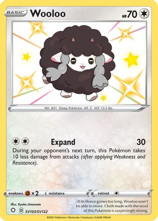 Wooloo SV103/122 - Shiny Vault Holofoil - Poke-Collect