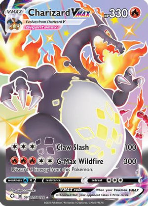 Charizard VMAX SV107/122 - Shiny Vault Holofoil - Poke-Collect