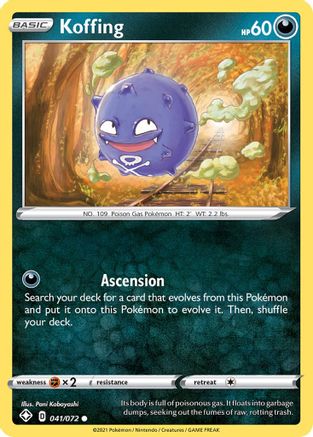 Koffing 41/72 - Shining Fates - Poke-Collect