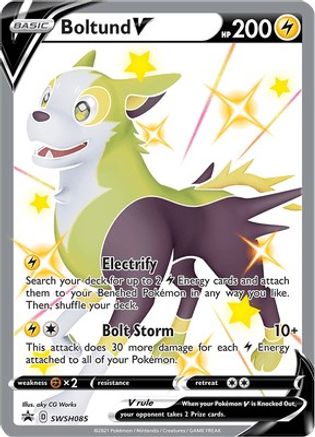 Boltund V - SWSH085 SWSH085/307 - SWSH Sword & Shield Promo Cards Holofoil - Poke-Collect