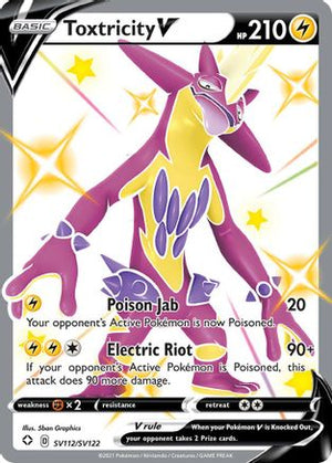 Toxtricity V SV112/122 - Shiny Vault Holofoil - Poke-Collect