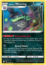 Galarian Weezing 42/72 - Shining Fates Holofoil - Poke-Collect