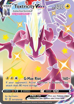 Toxtricity VMAX SV113/122 - Shiny Vault Holofoil - Poke-Collect