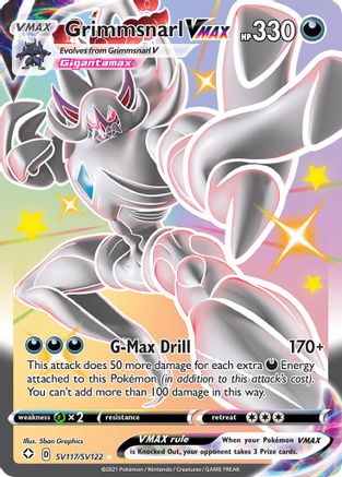 Grimmsnarl VMAX SV117/122 - Shining Fates Shiny Vault Holofoil - Poke-Collect