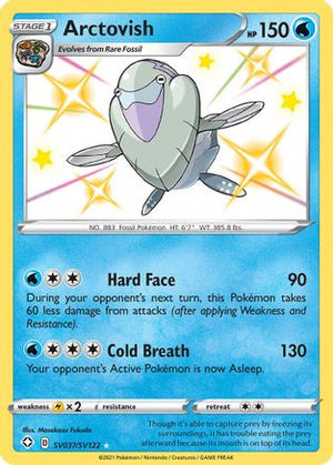 Arctovish SV037/122 - Shiny Vault Holofoil - Poke-Collect