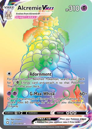Alcremie VMAX (Secret) 73/72 - Shining Fates Holofoil