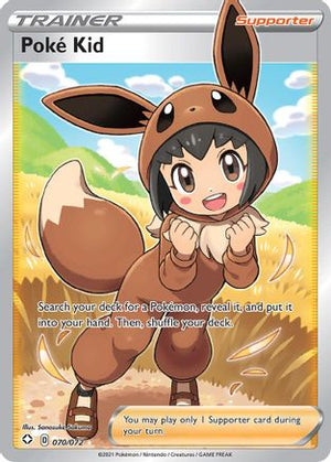 Poké Kid 70/72 - Shining Fates Holofoil - Poke-Collect