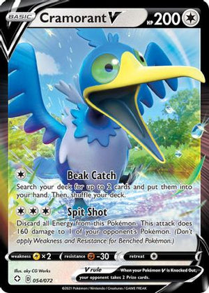 Cramorant V 54/72 - Shining Fates Holofoil - Poke-Collect