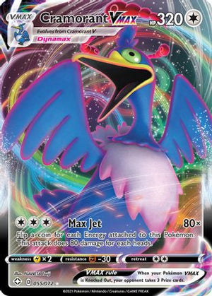 Cramorant VMAX 55/72 - Shining Fates Holofoil - Poke-Collect