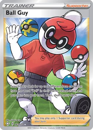Ball Guy (Full Art) 65/72 - Shining Fates Holofoil - Poke-Collect