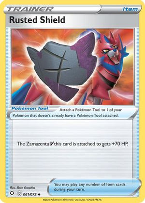Rusted Shield 61/72 - Shining Fates Reverse Holofoil - Poke-Collect