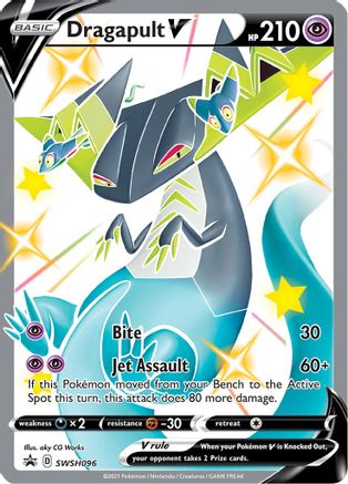 Dragapult V - SWSH096 SWSH096/307 - SWSH Sword & Shield Promo Cards Holofoil - Poke-Collect