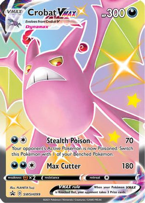 Crobat VMAX SWSH099/307 - SWSH Black Star Promos Holofoil