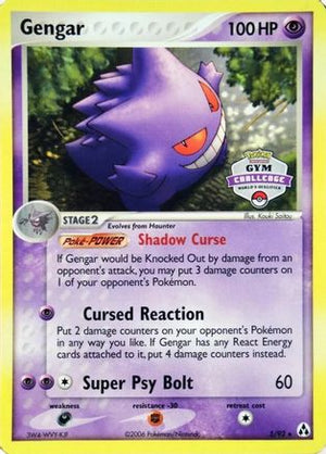 Gengar - 5/92 (Gym Challenge) 5 - League & Championship Cards - Poke-Collect