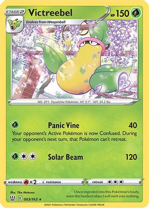 Victreebel 3/163 - Battle Styles Reverse Holofoil - Poke-Collect