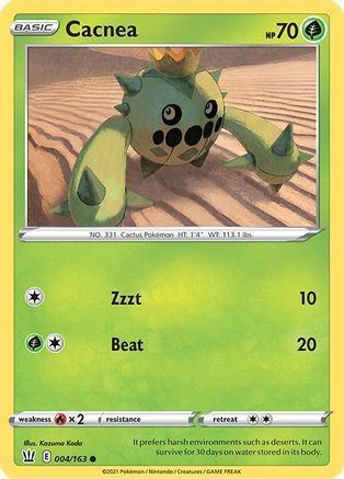 Cacnea 4/163 - SWSH05 Battle Styles - Poke-Collect