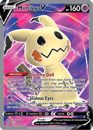 Mimikyu V 148/163 - Battle Styles Holofoil - Poke-Collect