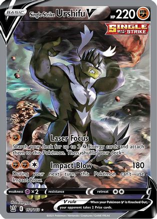 Single Strike Urshifu V 151/163 - Battle Styles Holofoil - Poke-Collect
