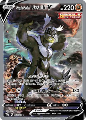 Single Strike Urshifu V 151/163 - Battle Styles Holofoil - Poke-Collect
