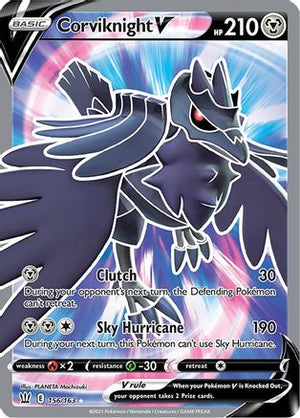 Corviknight V (Full Art) 156/163 - SWSH05 Battle Styles Holofoil - Poke-Collect