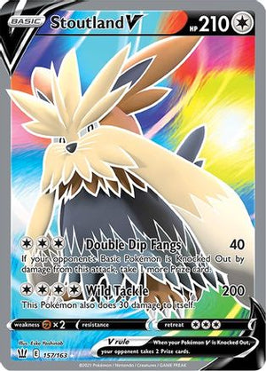 Stoutland V 157/163 - Battle Styles Holofoil - Poke-Collect