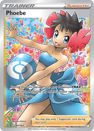 Phoebe (Full Art) 161/163 - SWSH05 Battle Styles Holofoil - Poke-Collect