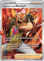 Single Strike Style Mustard (Full Art) 163/163 - SWSH05 Battle Styles Holofoil - Poke-Collect