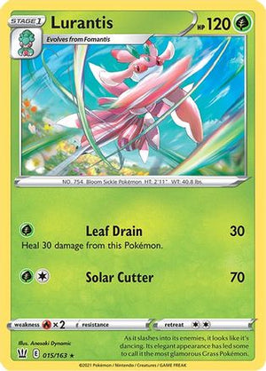 Lurantis 15/163 - Battle Styles Reverse Holofoil - Poke-Collect