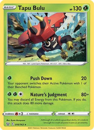 Tapu Bulu 16/163 - Battle Styles Holofoil - Poke-Collect