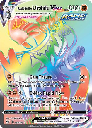 Rapid Strike Urshifu VMAX 169/163 - Battle Styles Holofoil - Poke-Collect
