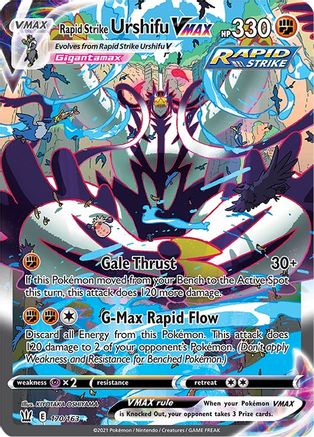 Rapid Strike Urshifu VMAX (Alternate Art Secret) 170/163 - SWSH05 Battle Styles Holofoil - Poke-Collect