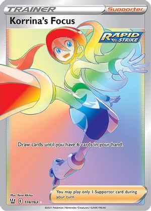 Korrina's Focus 174/163 - Battle Styles Holofoil - Poke-Collect