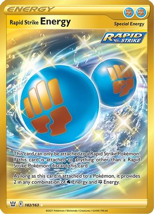Rapid Strike Energy 182/163 - Battle Styles Holofoil - Poke-Collect