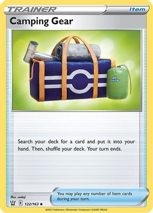 Camping Gear 122/163 - SWSH05 Battle Styles Reverse Holofoil - Poke-Collect