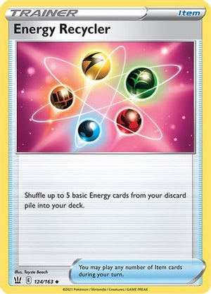Energy Recycler 124/163 - Battle Styles Reverse Holofoil - Poke-Collect