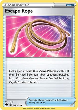 Escape Rope 125/163 - Battle Styles - Poke-Collect