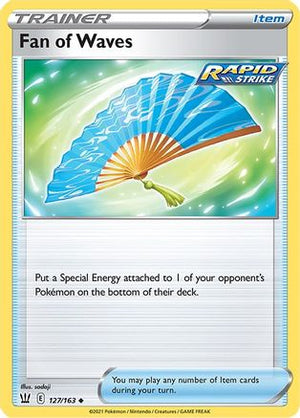 Fan of Waves 127/163 - Battle Styles Reverse Holofoil - Poke-Collect
