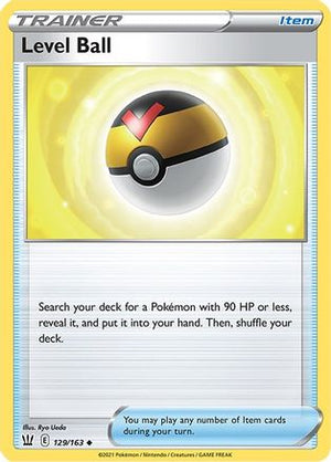 Level Ball 129/163 - Battle Styles Reverse Holofoil - Poke-Collect