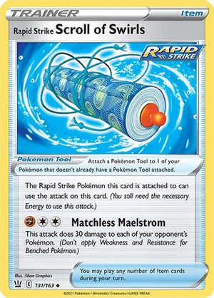 Rapid Strike Scroll of Swirls 131/163 - SWSH05 Battle Styles - Poke-Collect
