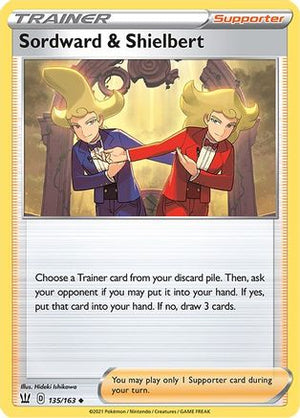 Sordward & Shielbert 135/163 - Battle Styles - Poke-Collect