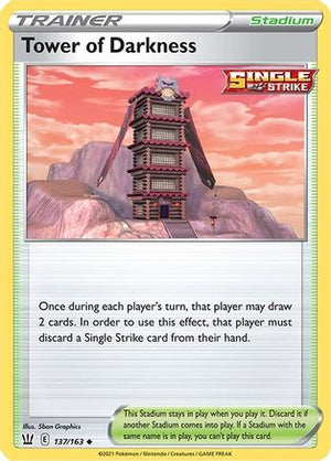 Tower of Darkness 137/163 - Battle Styles Reverse Holofoil - Poke-Collect