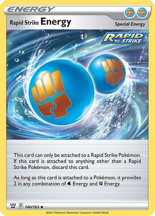 Rapid Strike Energy 140/163 - SWSH05 Battle Styles - Poke-Collect