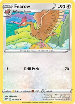 Fearow 112/163 - Battle Styles Reverse Holofoil - Poke-Collect