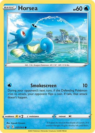 Horsea 31/163 - SWSH05 Battle Styles - Poke-Collect