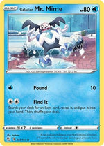 Galarian Mr. Mime 34/163 - SWSH05 Battle Styles - Poke-Collect